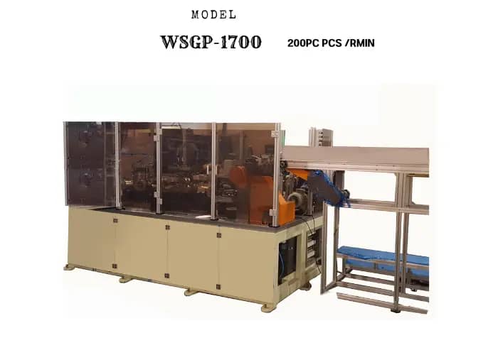 High speed paper glass machine